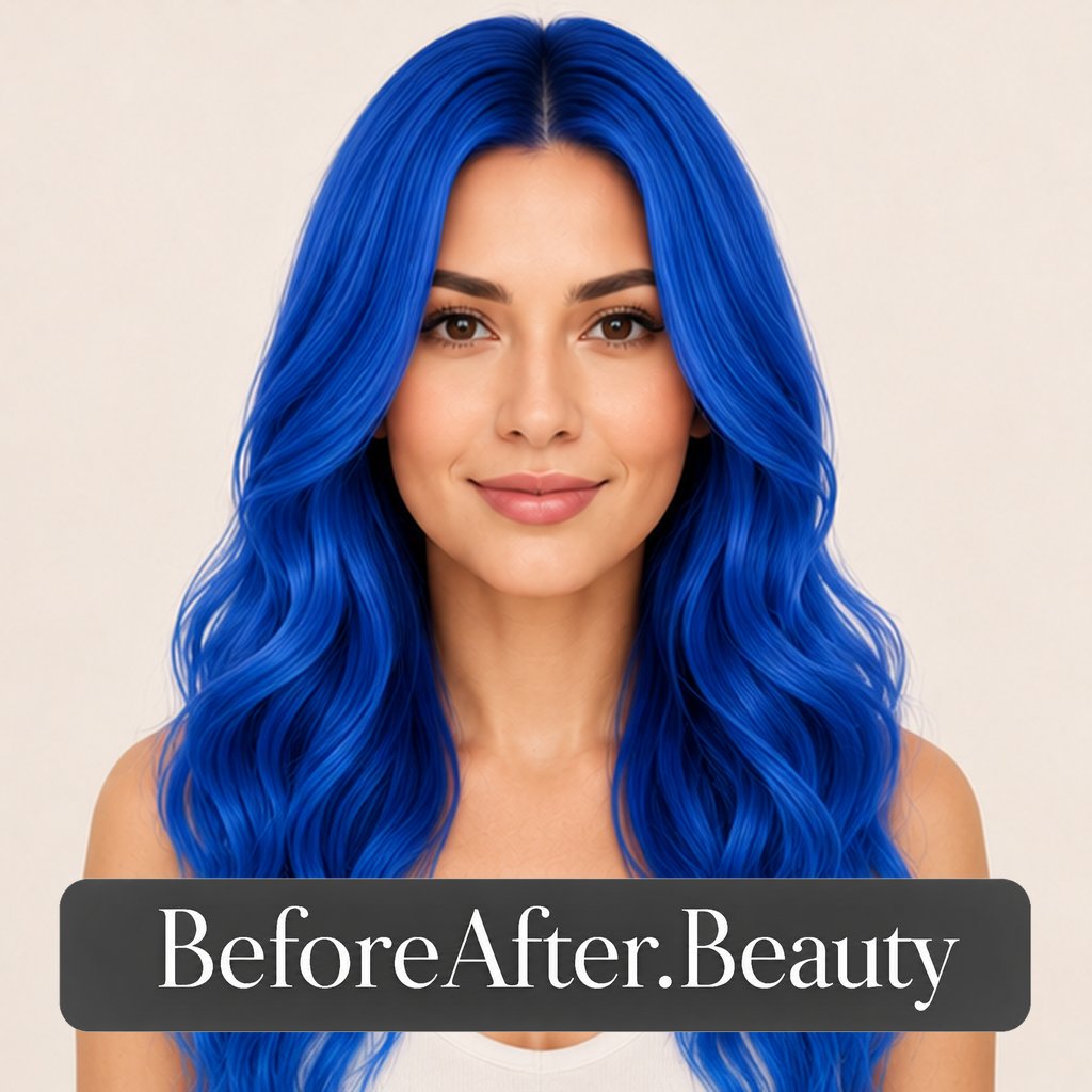 Cobalt blue hair