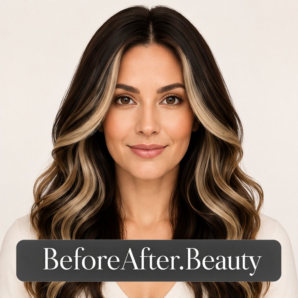 High-contrast balayage