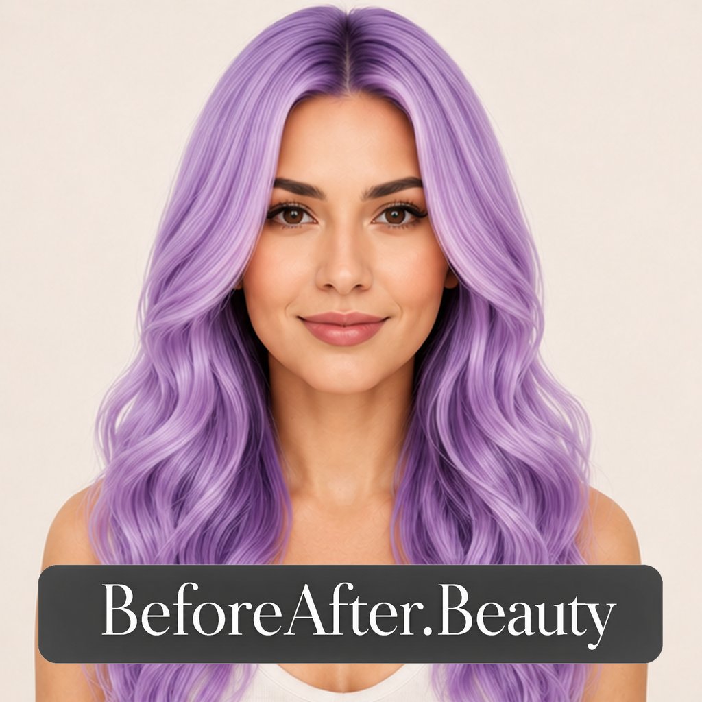 Lavender neon hair