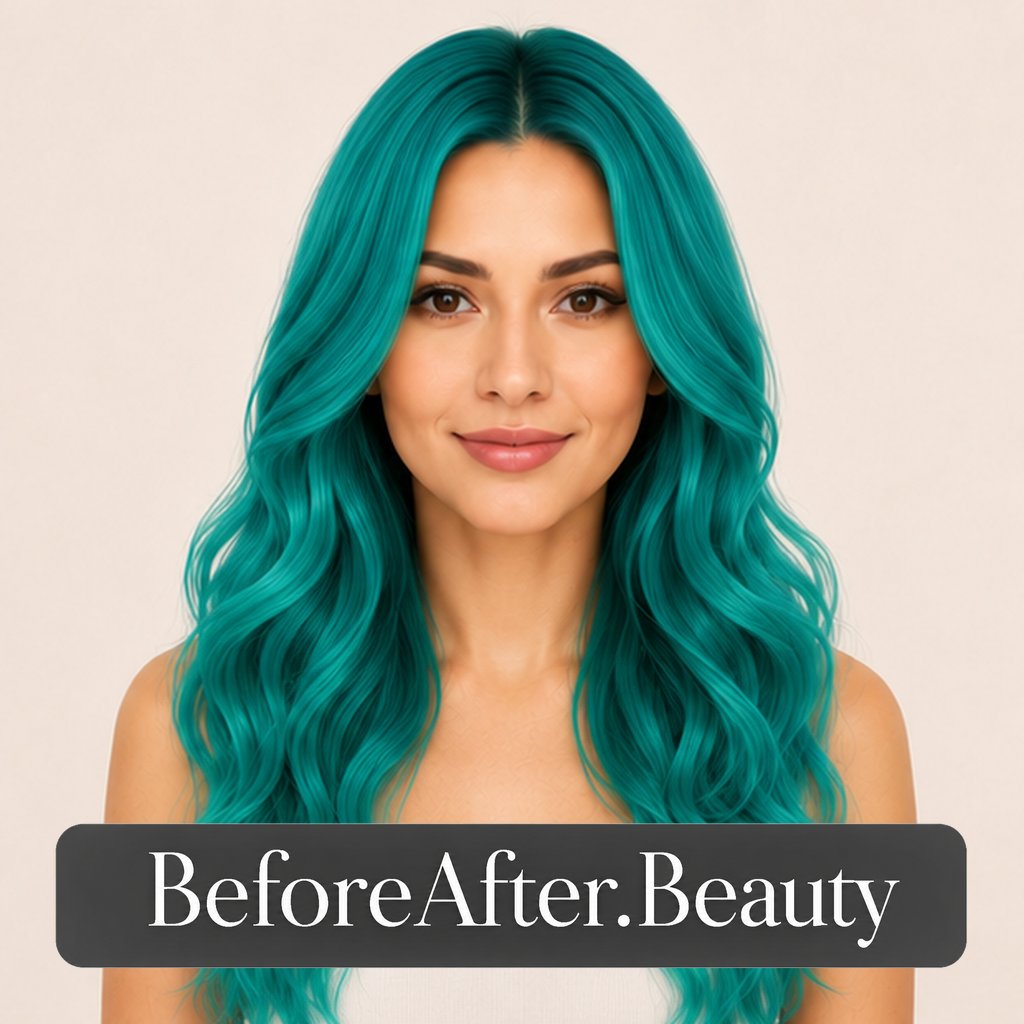 Mermaid teal hair