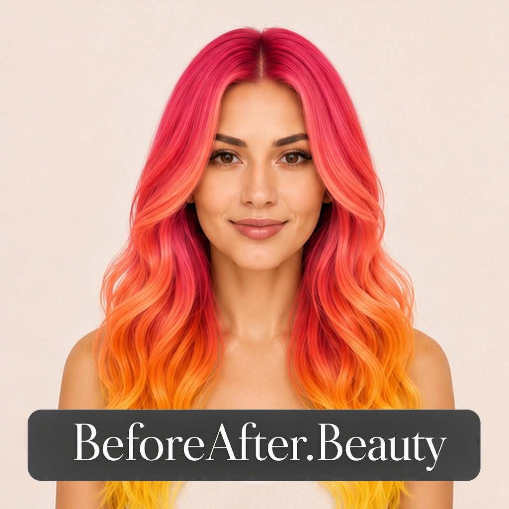 Sunset melt hair